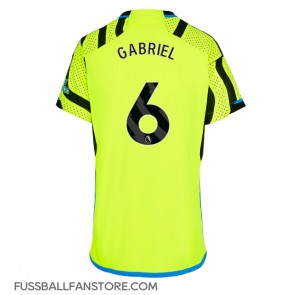 Arsenal Gabriel Magalhaes #6 Replik Auswärtstrikot Damen 2023-24 Kurzarm